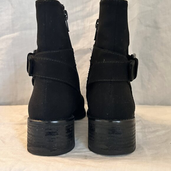 Stuart Weitzman Black Gortex Chelsea Ankle Boot Size 6 - Picture 7 of 12